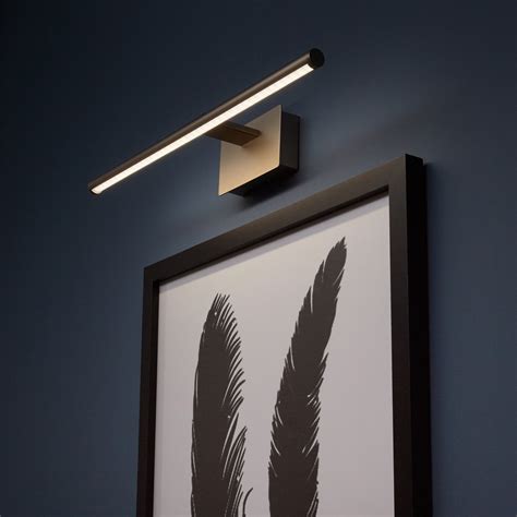 Applique Moderno Quadri Museio Led Nickel Matt X Cm Inspire