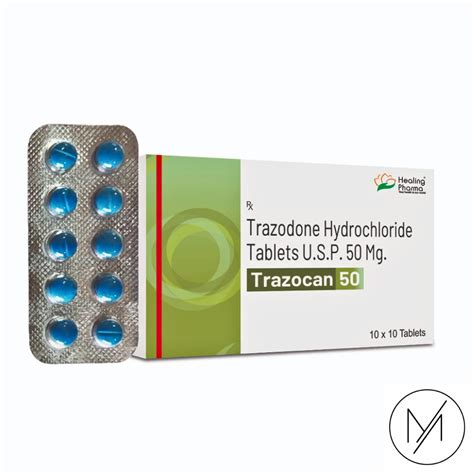 Trazodone 50 Mg Tablet At Rs 55stripe Durg Id 2852420641430