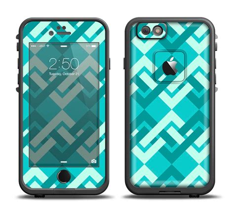 The Locking Green Pattern Apple Iphone 6 6s Plus Lifeproof Fre Case Skin Set From Designskinz