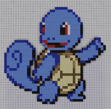 Squirtle Pixel Art