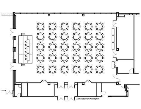 Guerrieri Academic Commons Assembly Hall Floor Plan Salisbury University