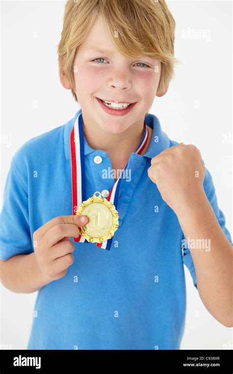 Boy Wearing Medal Hi Res Stock Photography And Images Alamy