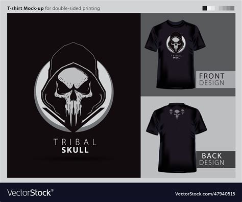 Skull t-shirt design Royalty Free Vector Image