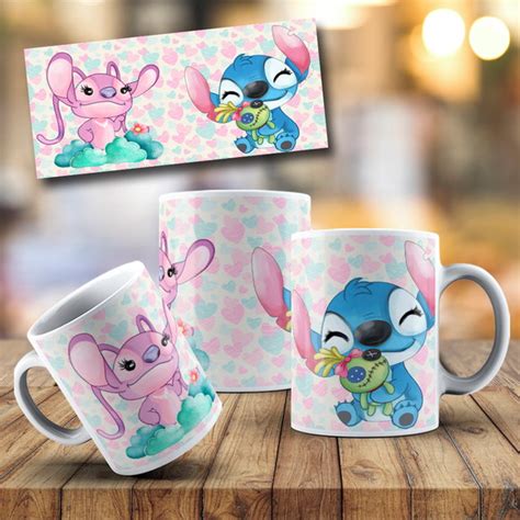 Arte Para Caneca Infantil Lilo E Stitch Sublimacao Elo