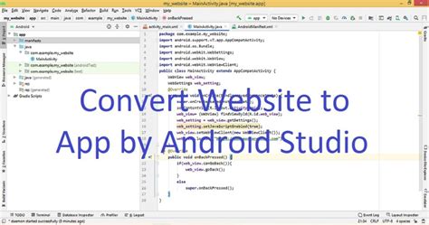 How To Convert Your Website To Mobile App By Android Studio