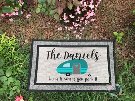 Camper Door Mat Custom Door Mat Personalized Door Mat Etsy