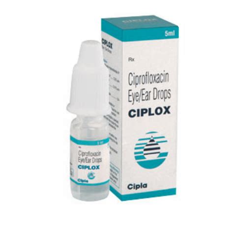 Ciplox Allopathic Ciprofloxacin Eye Drops Packaging Type Bottle