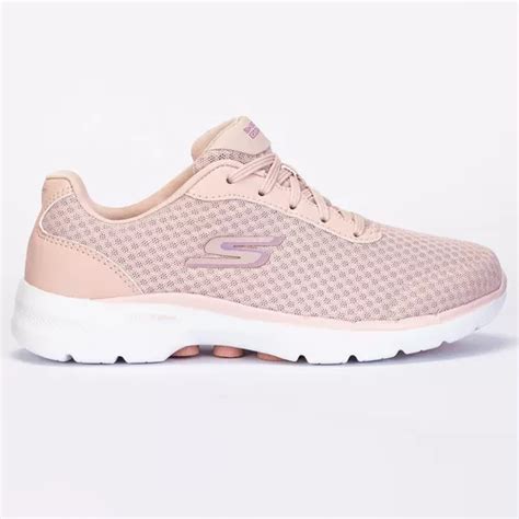 Tênis Skechers Go Walk 6 Iconic Vision Feminino Caminhada Parcelamento Sem Juros