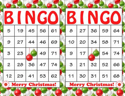 Christmas Bingo Kits 13 Free Pdf Printables Printablee