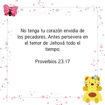 Imagen El Versiculo Del Dia Proverbios 23 17