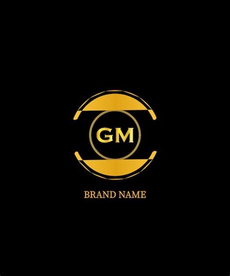 Premium Vector Gm Letter Logo Design Unique Attractive Creative