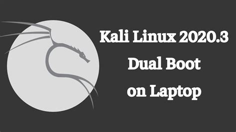 Kali Linux And Windows Laptop Dual Boot Step By Step