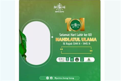 7 Link Twibbon Selamat Hari Lahir Nahdlatul Ulama Untuk Ucapan Harlah