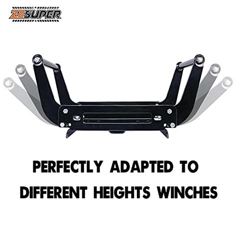 Zesuper Cradle Winch Mounting Plate For Recovery Winches Lb