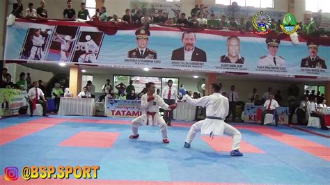 Kumite Beregu SULSEL JABAR KEJURNAS INKANAS 2019 YouTube