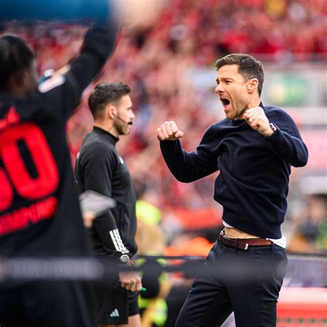 Bayer Leverkusen Werder Bremen Los De Xabi Alonso Campeones De La