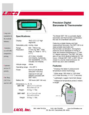 Fillable Online The Dbt And Dbt T Printable Datasheet Pdf