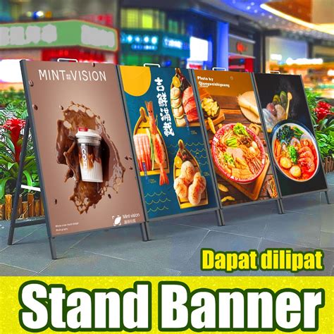 Jual Stand Banner Standing Banner Banner Display Stand Lipat