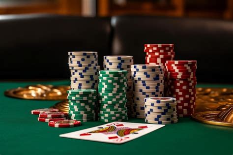 Premium Photo | Casino Table with Poker Cards and Chips AI