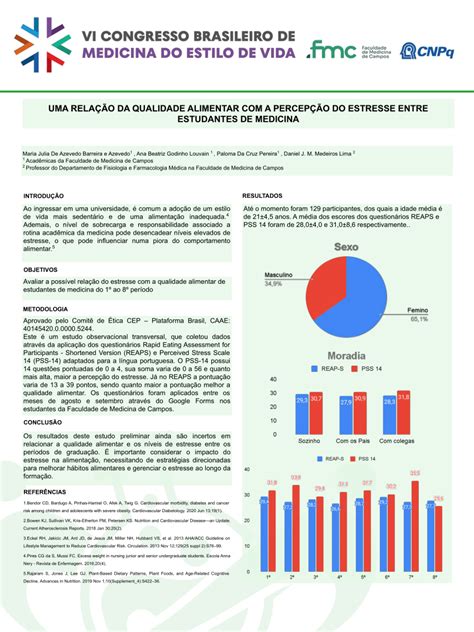 PDF Uma relação da qualidade alimentar a percepção do estresse