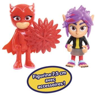 Pack de 2 figurines Pyjamasques 1 héros et 1 méchant Modèle aléatoire