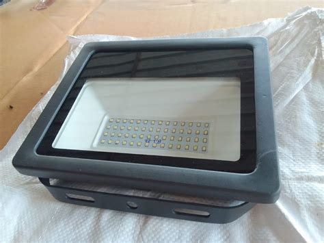 W Led Flood Light Down Choke Slim Model For Outdoor Pure White At