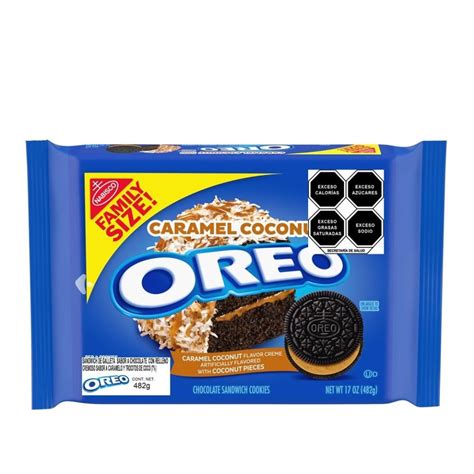 Galleta Nabisco Oreo Sabor A Chocolate Caramelo Y Coco G Walmart