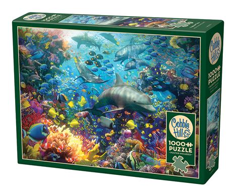 Puzzle Vibrant Sea Cobble Hill Pi Ces Puzzles Animaux