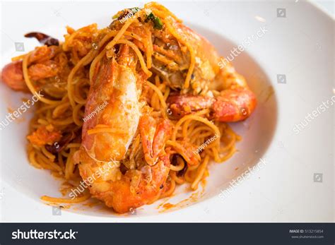 Spaghetti Tom Yam Goong Giant River Stock Photo 513215854 Shutterstock