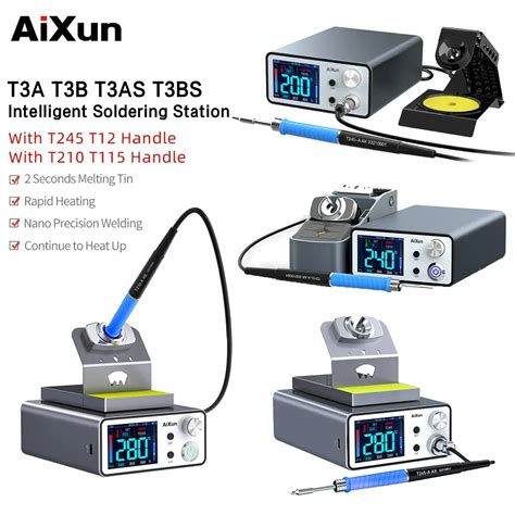 AIXUN T3B T3A T320 Smart Soldering Station Welding T115 T210 T245