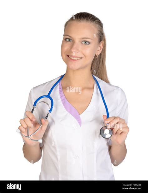 Beautiful Smiling Doctor Woman Hi Res Stock Photography And Images Alamy