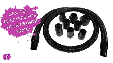 Inch Dust Collection Hose And Adapters Youtube