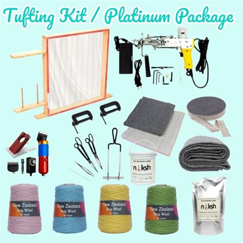 Rug Maker Platinum Tufting Starter Kit For Beginners And Professional At