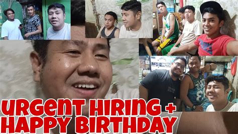 GUSTO MO NG WORK MARAMI DITO HIRING URGENT PA HAPPY BIRTHDAY NA