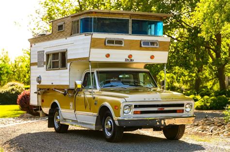 This 1968 Chevy C20 Custom Camper With A Del Rey Sky Lounge Is An Incredible Time Capsule