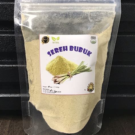 Jual SEREH BUBUK LEMONGRASS GROUND Indonesia Shopee Indonesia