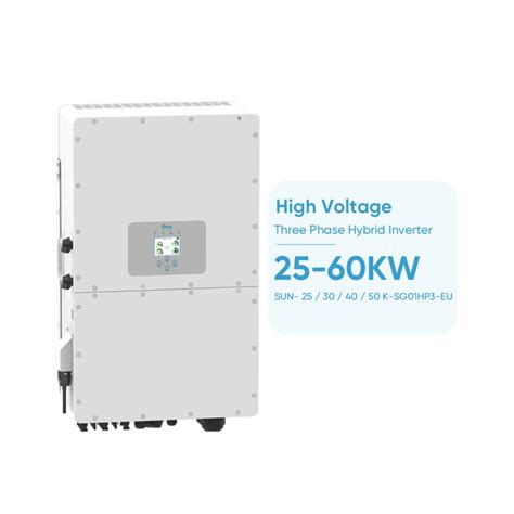 Deye High Voltage Solar Inverter Sun 25304050k Sg01hp3 Eu Bm234 25kw 30kw 40kw Industrial