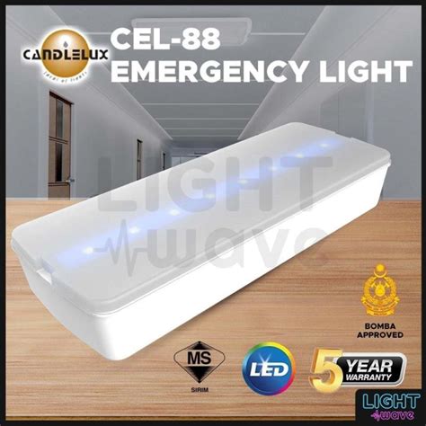 Sirim Candlelux Cel Emergency Light Lazada