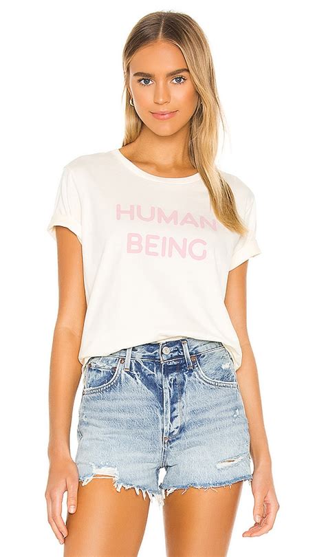 Sugarhigh Lovestoned Human Being Tee In Vintage Cream Revolve