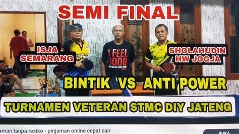 Semi Final Isja Semarang Vs Sholahudin Hw Jogja Turnamen Veteran