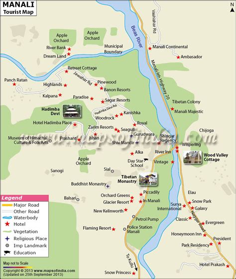 Kullu Manali Map