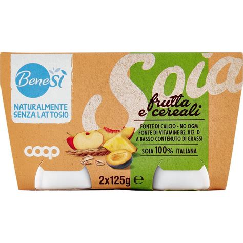 Yogurt Di Soia Frutta E Cereali Sojayo COOP BENE SI 2 X 125 G Coop