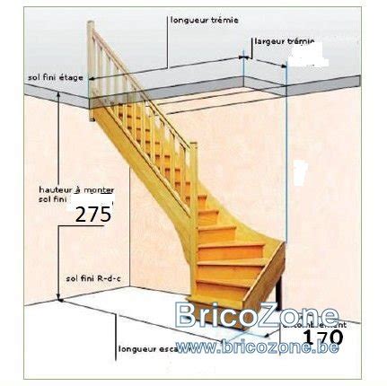 Calcul Dimension Tr Mie Escalier Quart Tournant Faible Encombrement