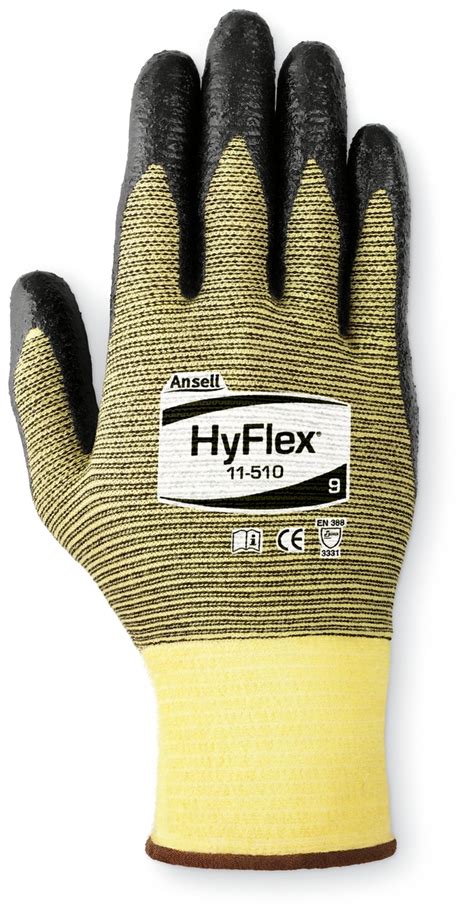 Ansell Hyflex Aramid Fiber Stretch Cut Resistant Gloves Ansi Gloves