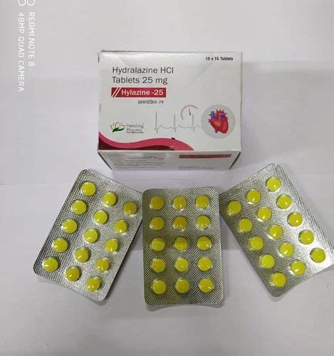 Hydralazine Hcl Hylazine 25mg Tablet At ₹ 915box In Nagpur Id