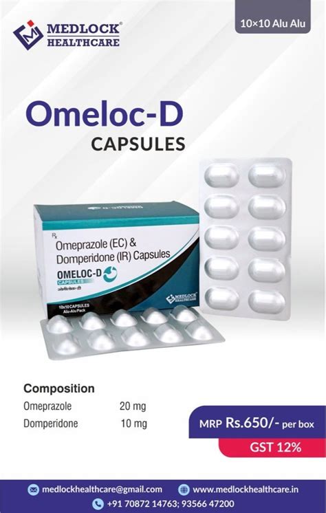 Omeprazole Domperidone Capsules At Rs 650 Box Ocid D In Panchkula