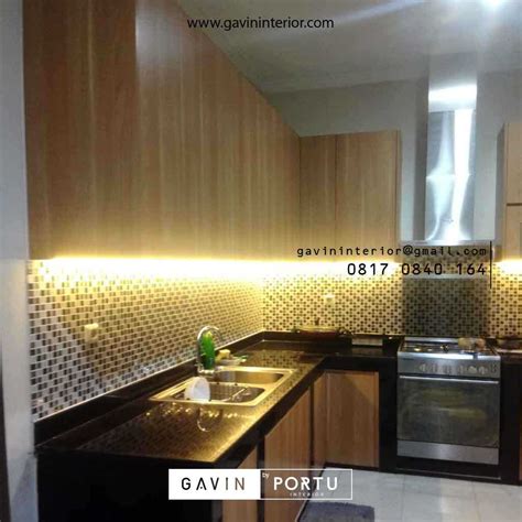 39 Portofolio Kitchen Set Motif Kayu Desain Sendiri