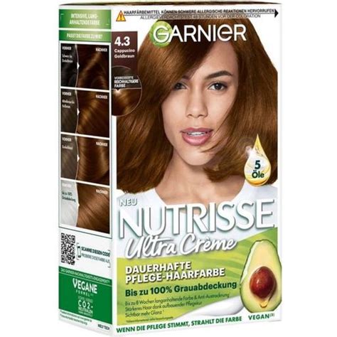 Garnier Nutrisse Cr Me Colorazione Permanente Castano Dorato Oh