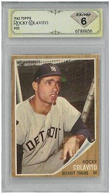 Topps Rocky Colavito Dsg Ex Nm Ebay