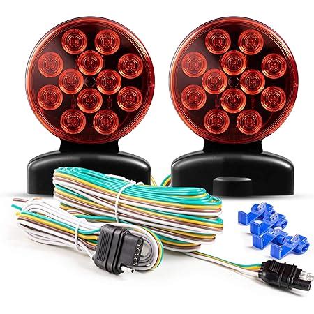 Amazon MaxxHaul 80778 Magnetic Towing Light Kit Dual Sided For RV